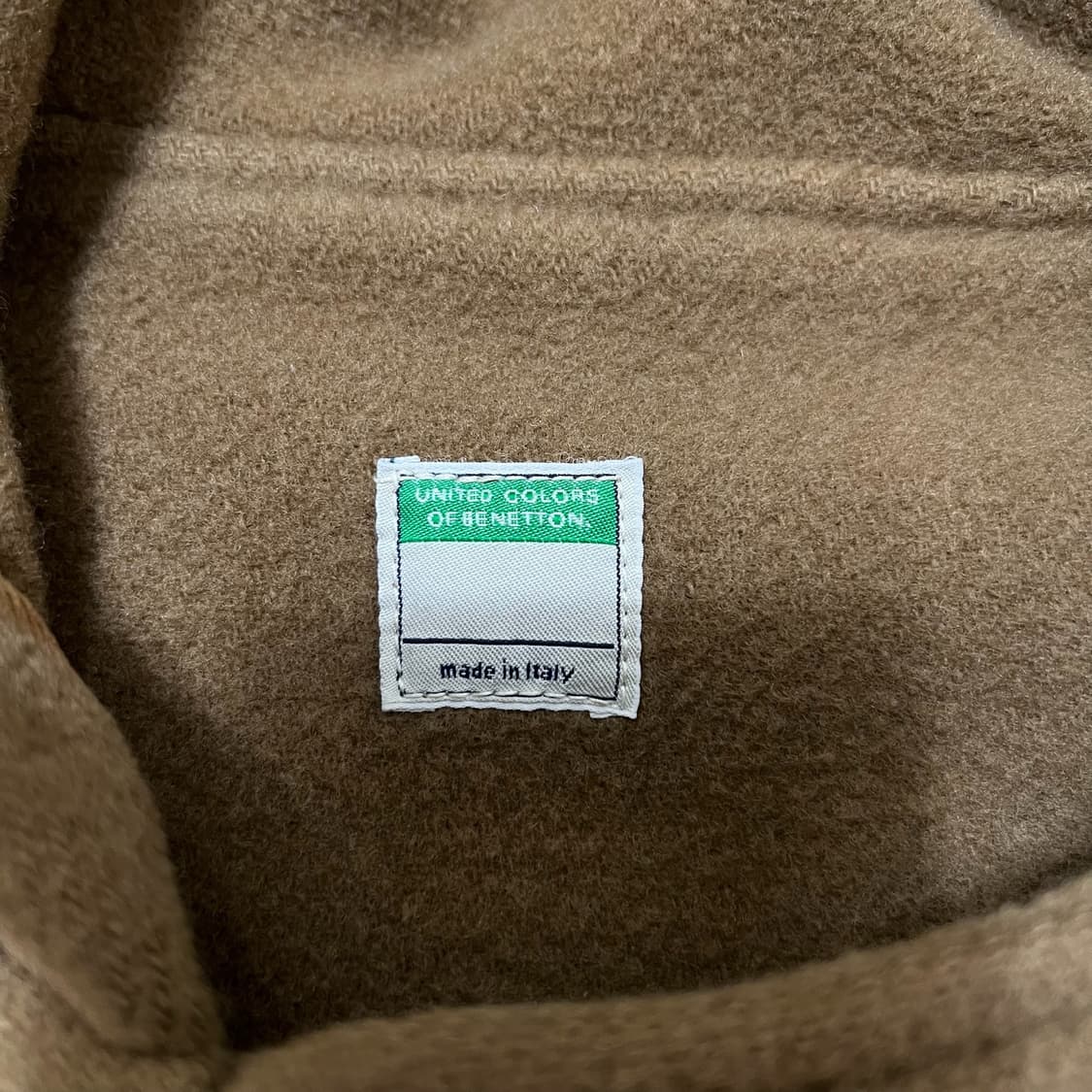 베네통 이태리 여성 울 더플 떡볶이코트 XS/85  상품이미지4