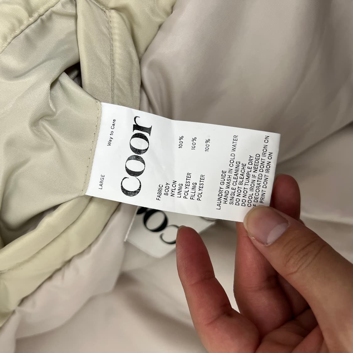 Coor 쿠어 MA-1 봄버 블루종 자켓 상품이미지6