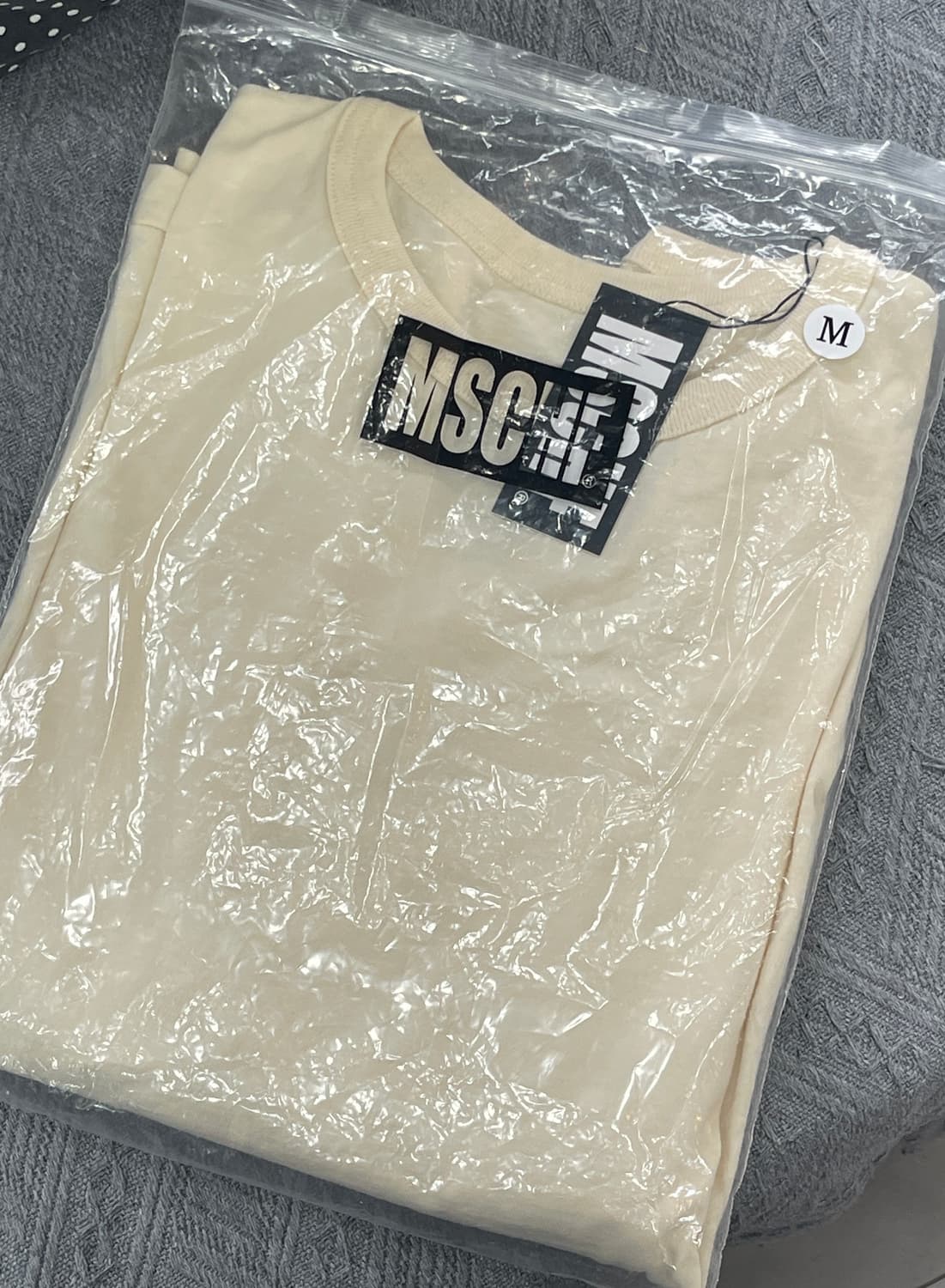 미스치프 롱 슬리브리스 / 긴팔 티셔츠 / 크림 M 상품이미지2