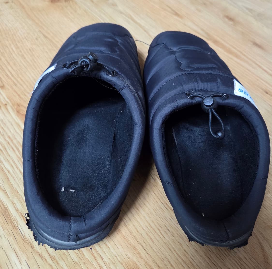 23.65 블랙 패딩 베어 슬리퍼 상품이미지3