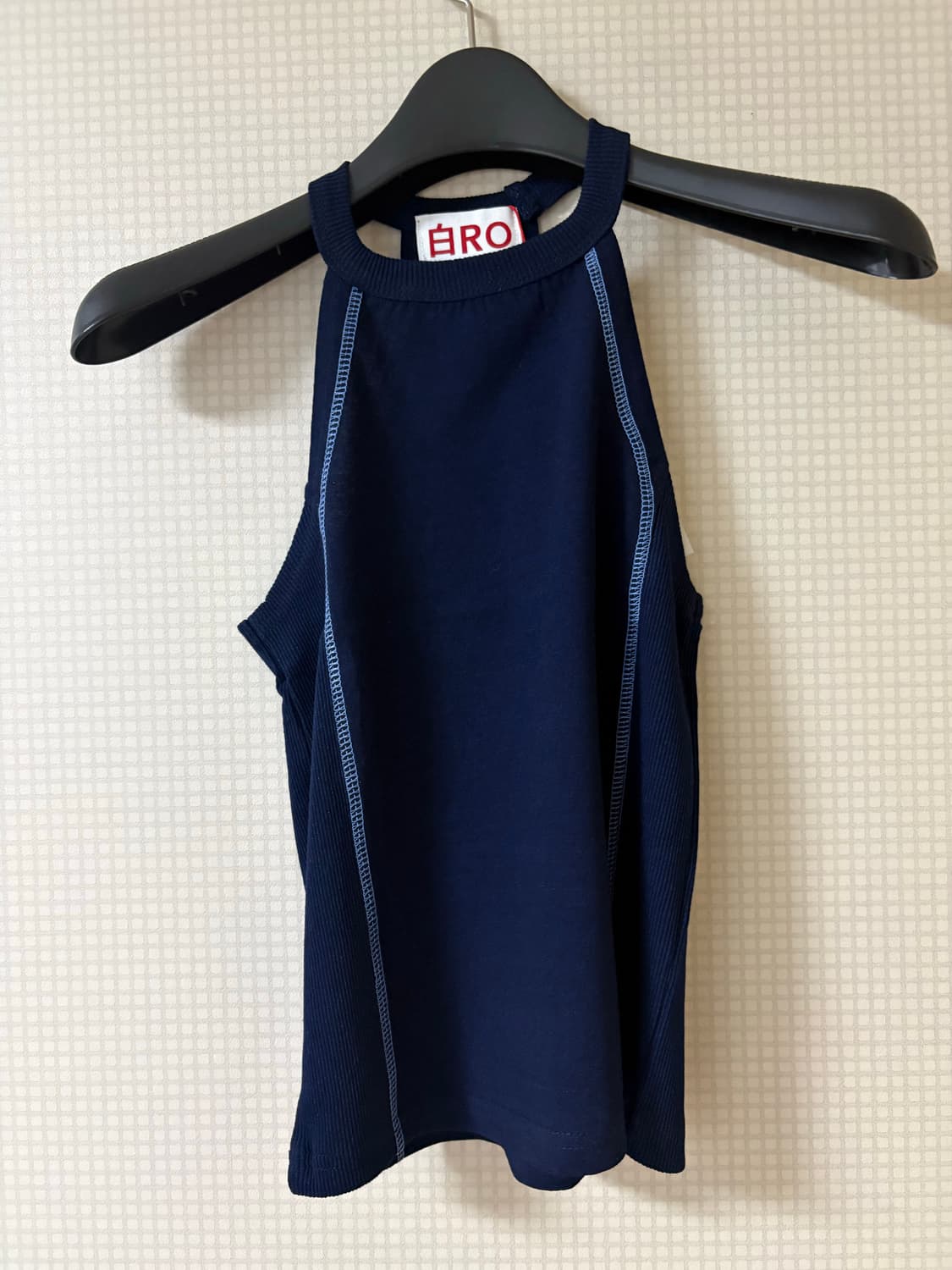 백로 INDIGO HALTER-NECK TOP (미사용) 상품이미지2