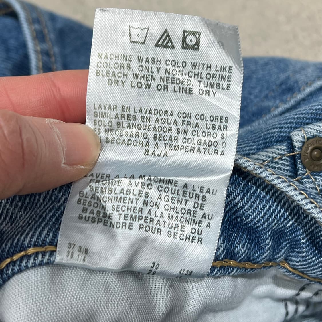 랭글러 워크 데님팬츠 s09642 상품이미지7