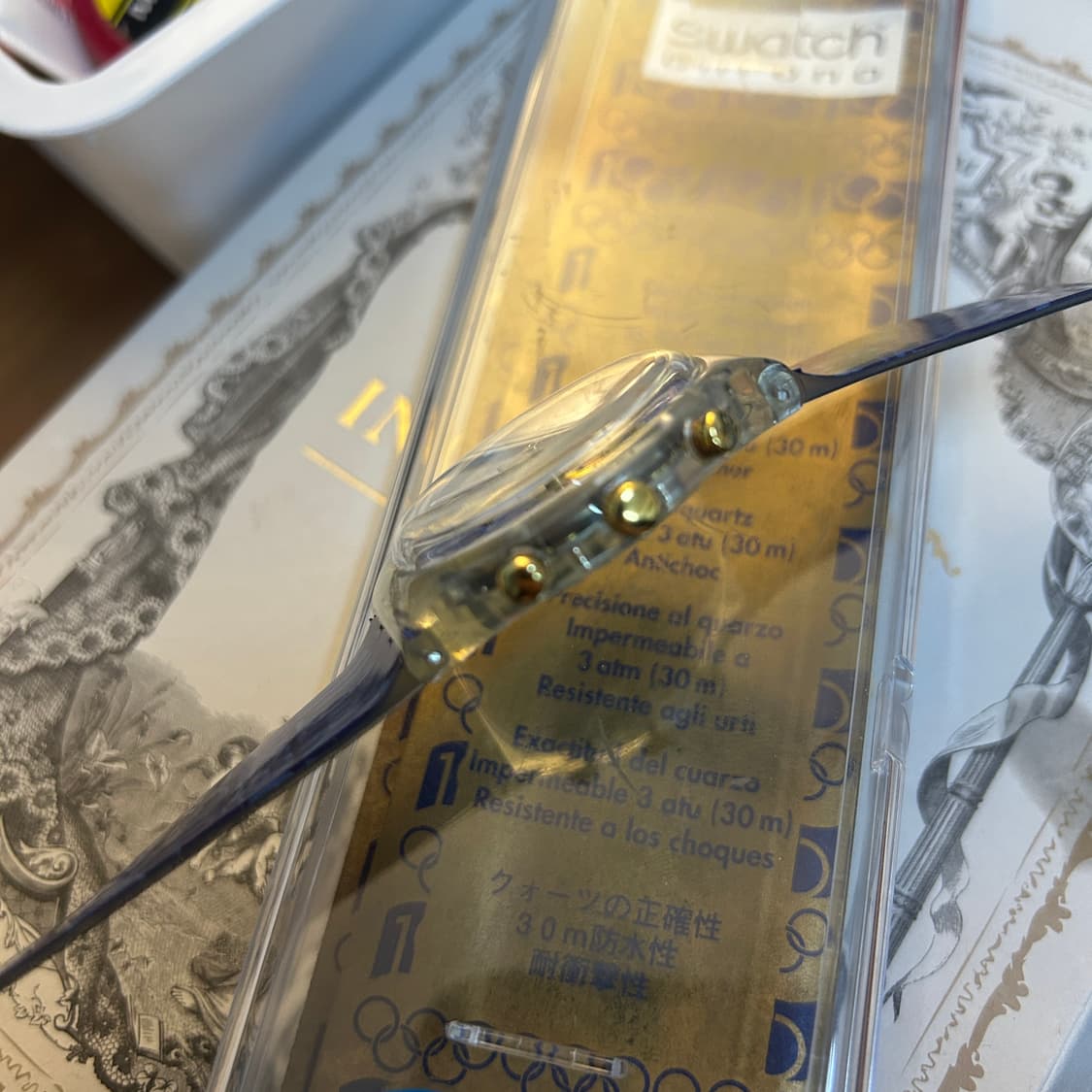 94년 발매) Swatch 스와치 올림픽 100주년 크로노그래프 빈티지 상품이미지5