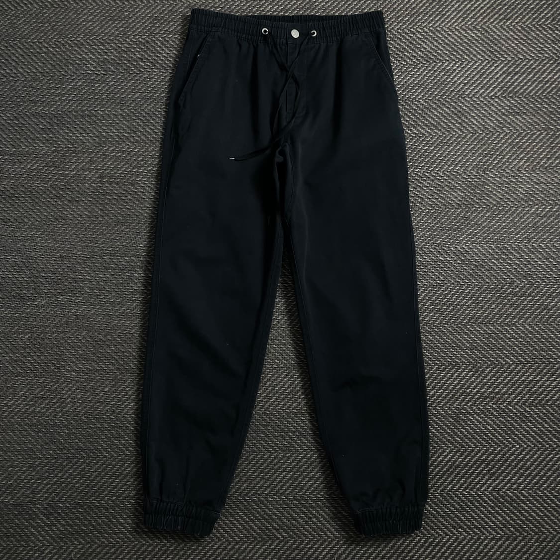 컨버스 코튼 밴딩 조거 팬츠 블랙y 4625 상품이미지2