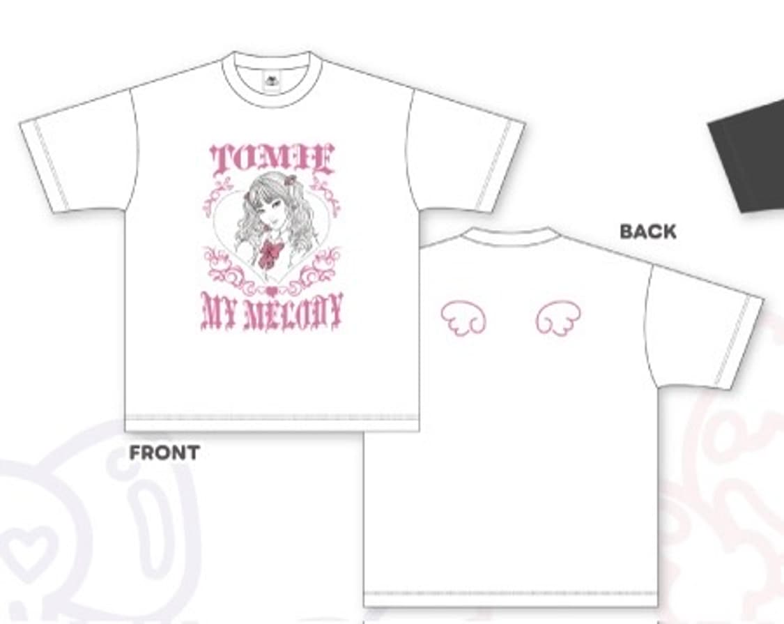이토준지 산리오 콜라보 팝업 반팔 티셔츠 토미에 마이멜로디 상품이미지3