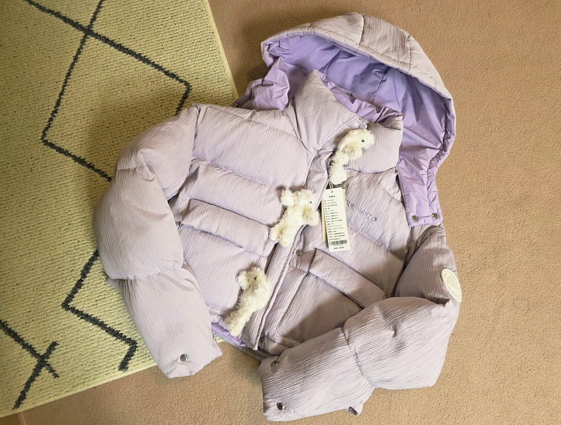 13demarzo 퍼플토끼패딩 상품이미지1