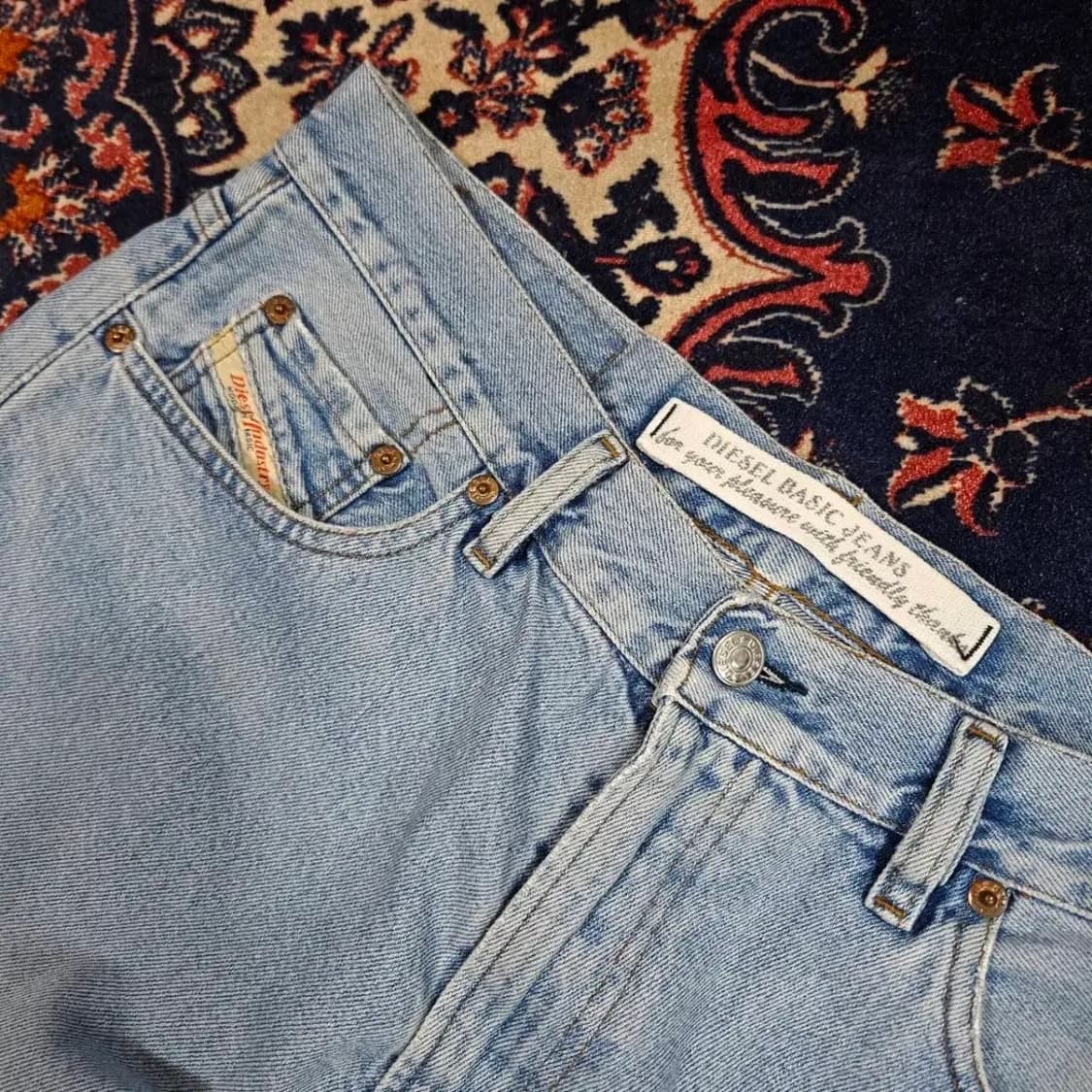 디젤(DIESEL) 빈티지 베이직 데님 팬츠34size 상품이미지3