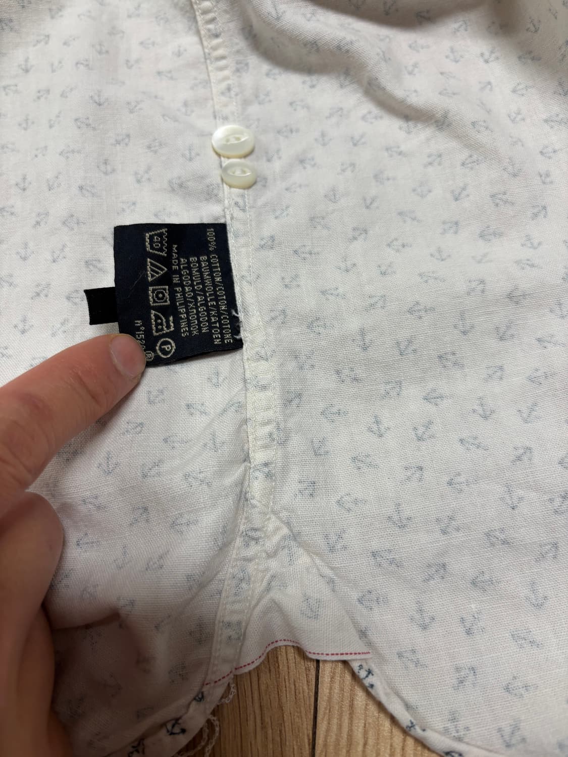 [S] RRL 앵커 샴브레이 캠프셔츠  상품이미지6