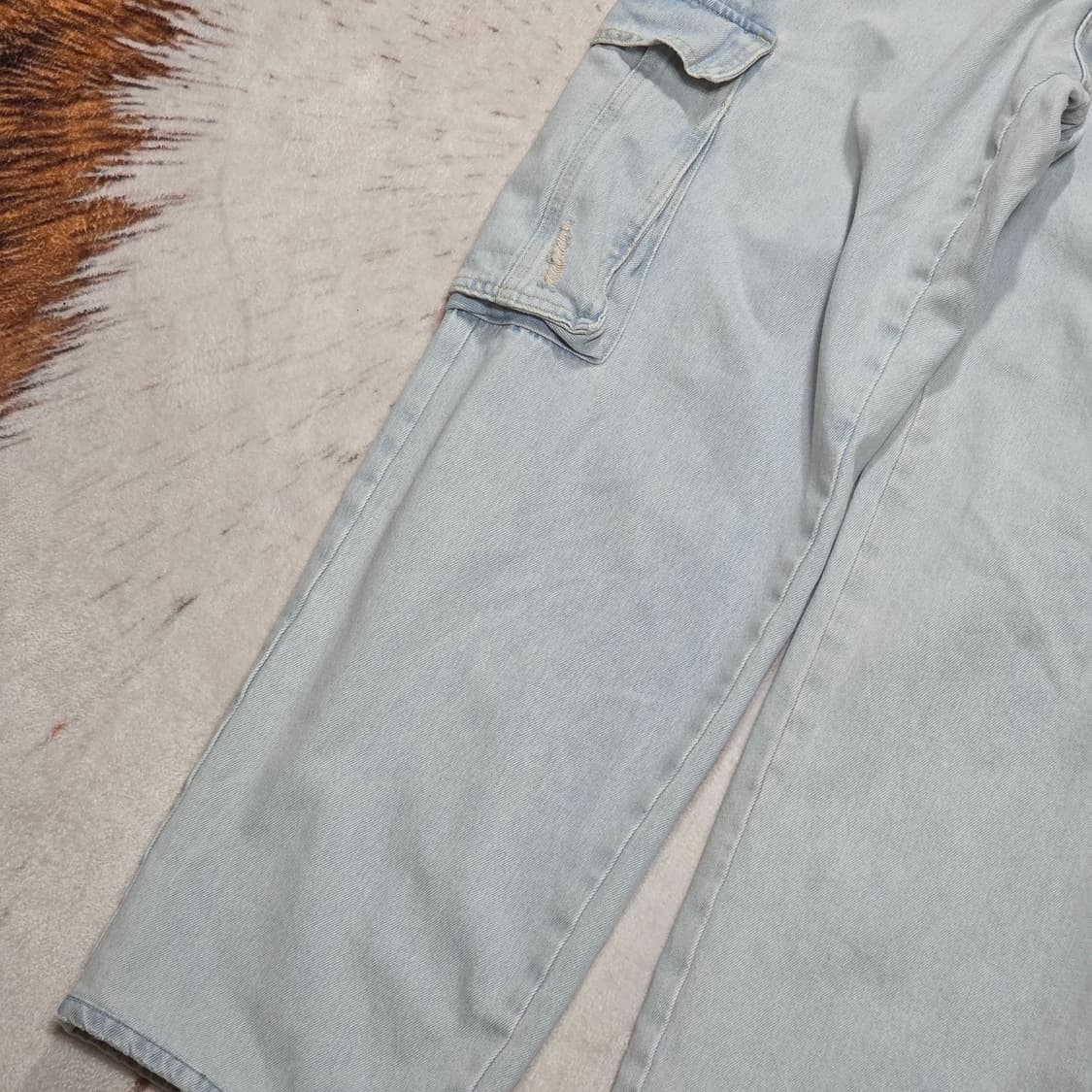 자라 연청 카고 와이드팬츠 상품이미지3