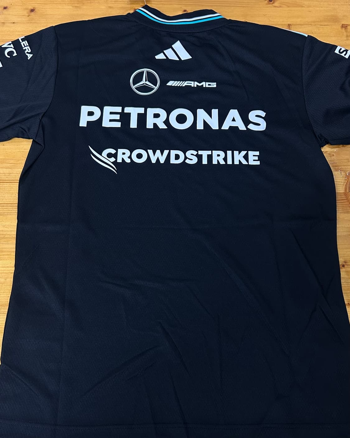 F1 벤츠 페트로나스 반팔 유니폼 블랙 새상품 상품이미지3