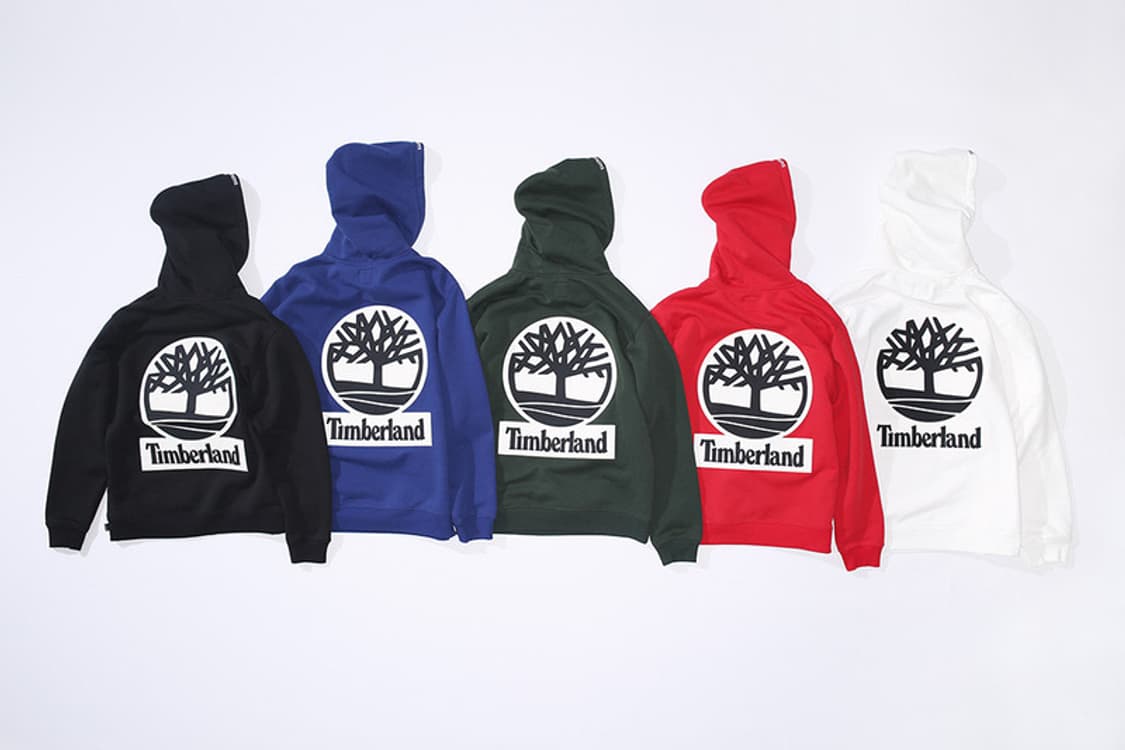 슈프림 x 팀버랜드 [정품] 가죽로고 (시세 52만) 후드티 L(105) 상품이미지9