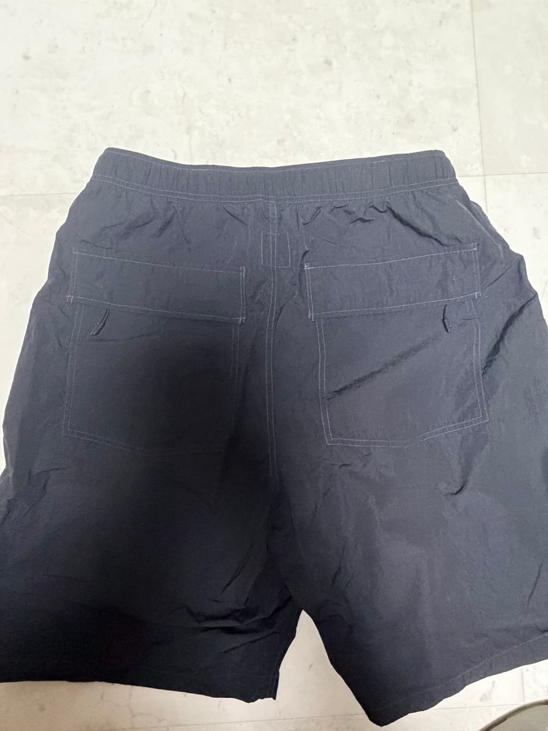 모이프 [SS25] OVER FTG SHORTS / BLACK 상품이미지3