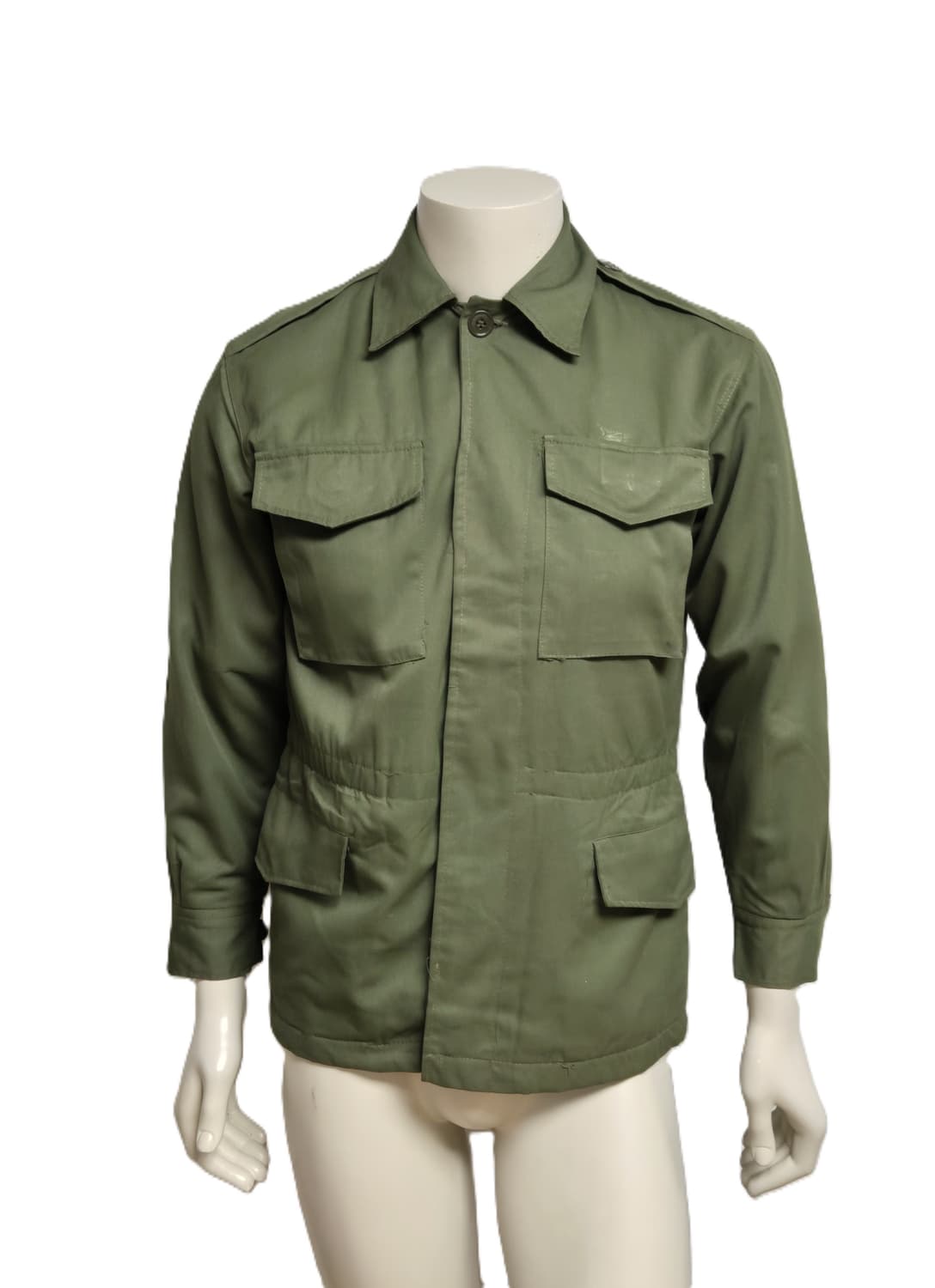 국군 구형 70년대 민무늬 방한복 야전상의 전투복 상의 자켓 (S) 상품이미지1