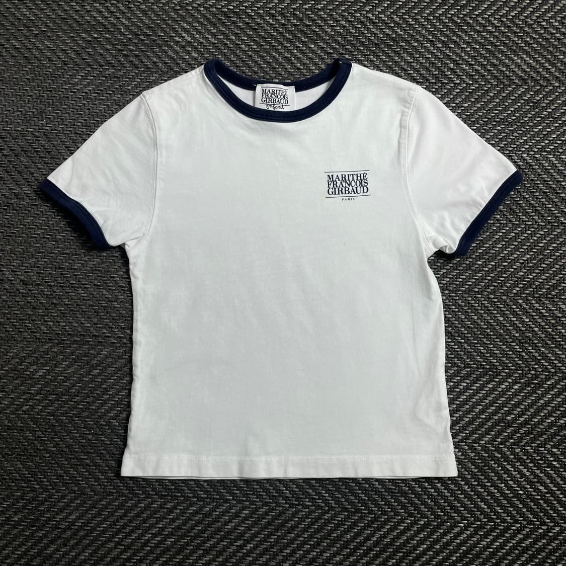 마리떼 프랑소와 저버 우먼스 배색 링거 반팔 티셔츠y 4378 상품이미지2