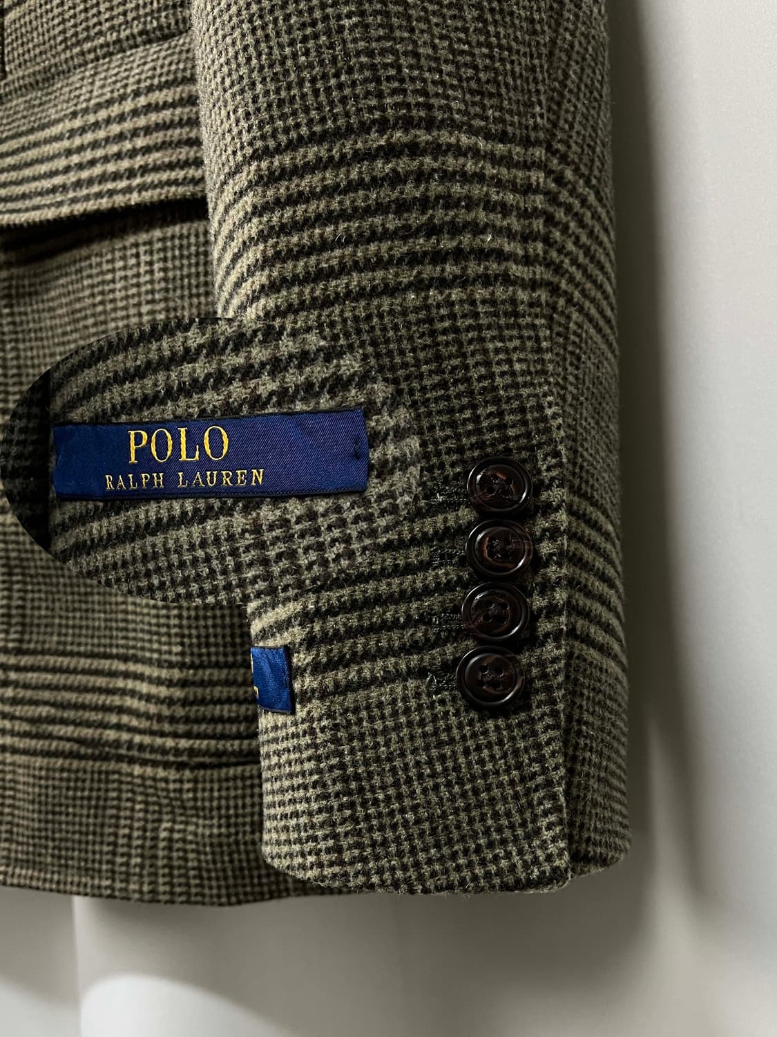 폴로 랄프로렌 RL67 모던 글렌 플레드 트윌 스포츠코트 자켓 상품이미지8