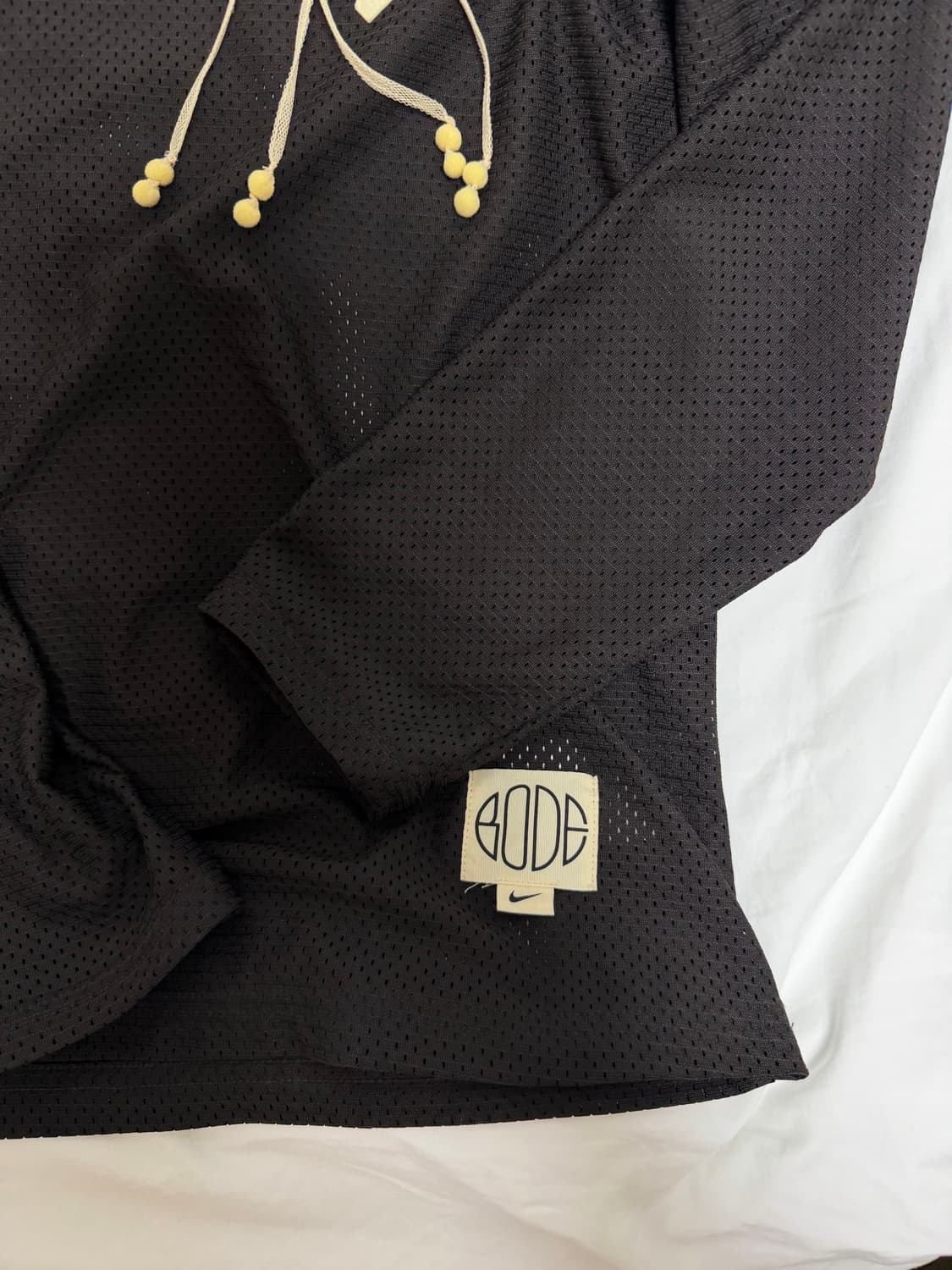 나이키 x 보디 메쉬 저지 쉐도우 브라운 에크루 공용 xs 상품이미지3