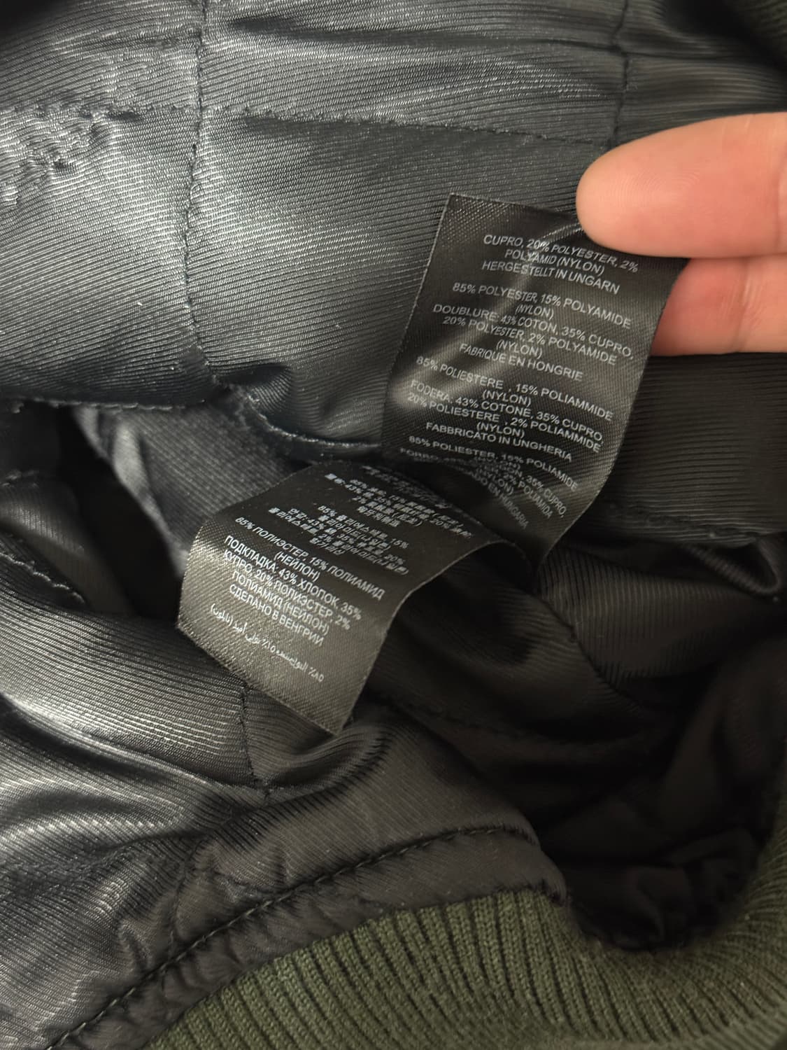 드리스반노튼 크링클 봄버 / L사이즈 상품이미지6