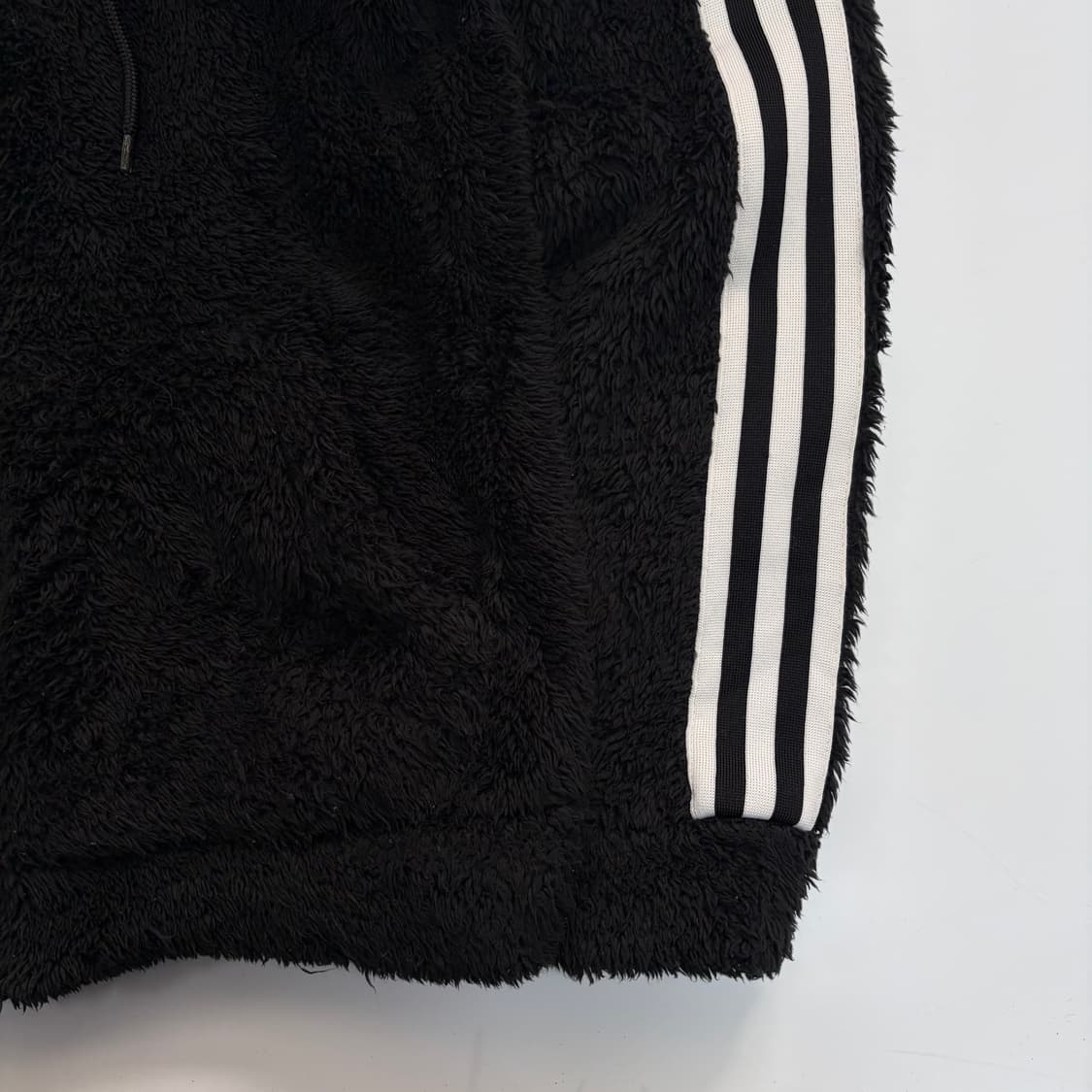 아디다스 후리스 후드집업 블랙 상품이미지2
