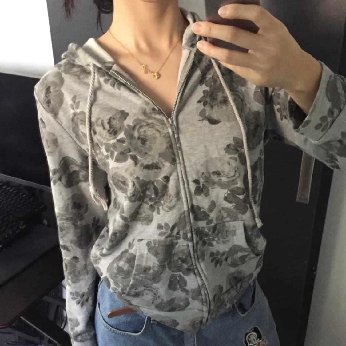 JPN Vintage 오리엔탈 페어리 후드집업 상품이미지1