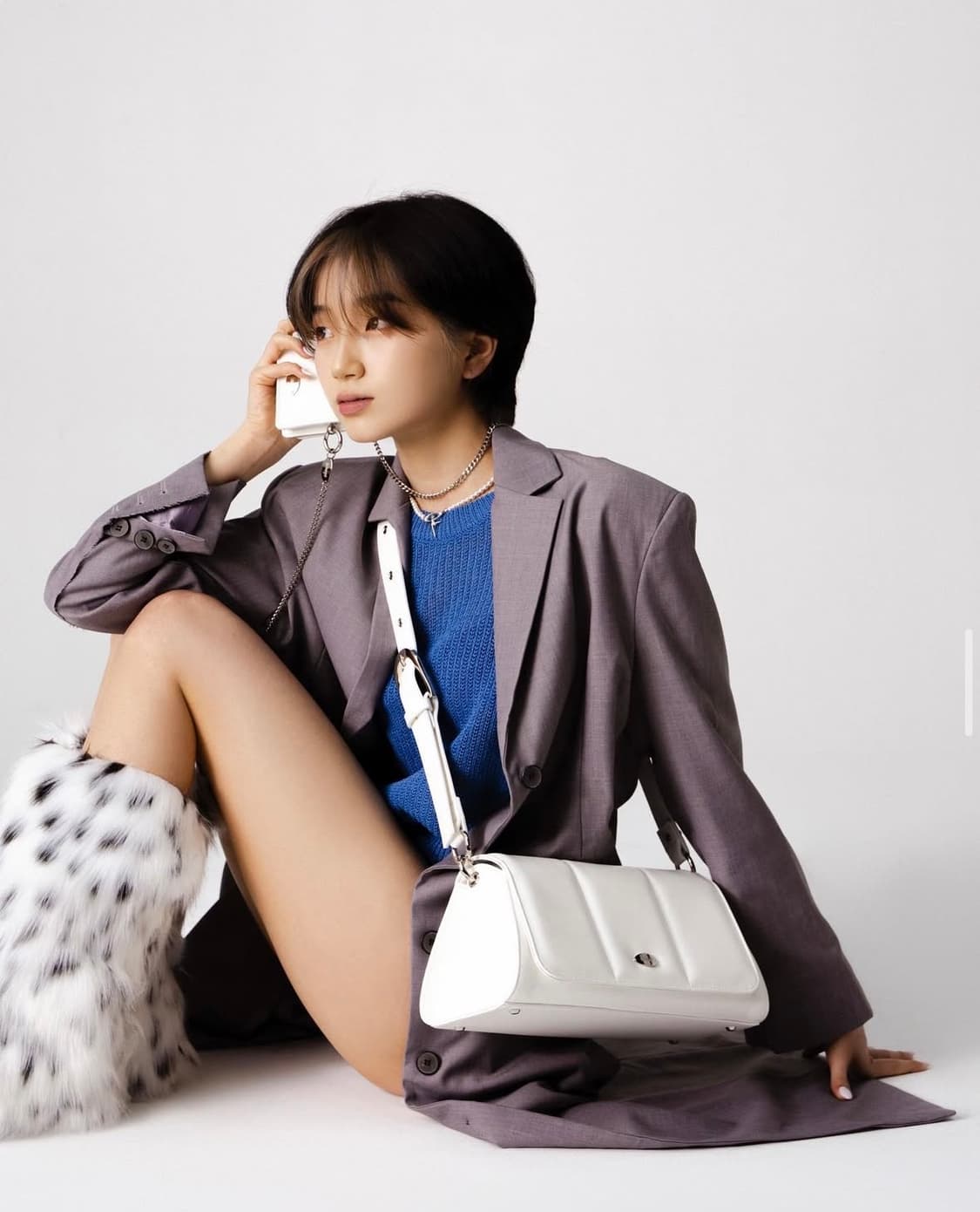 시우트 siout 투웨이 숄더 크로스백 화이트 상품이미지2