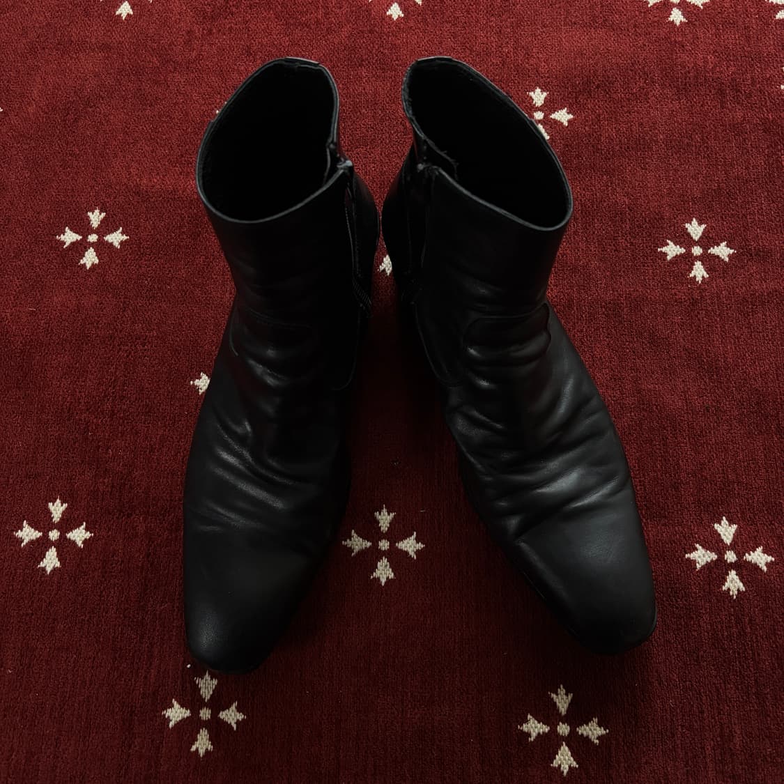 whoop de doo 훕데두 주름가공 사이드집 부츠 상품이미지2