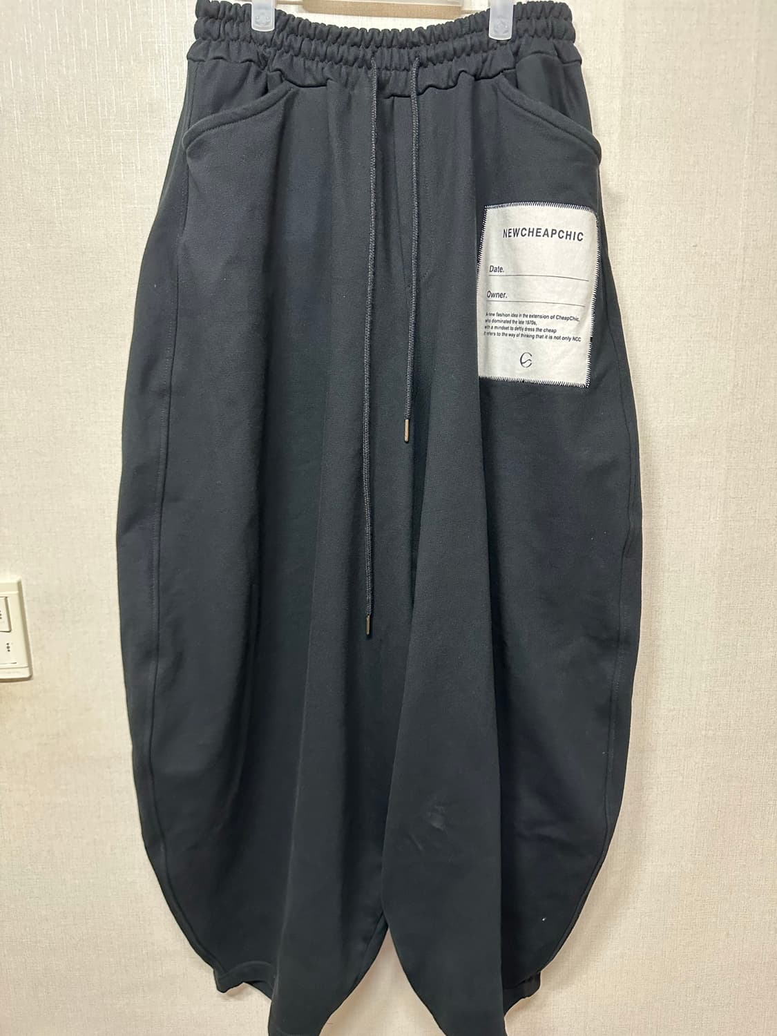 뉴치프시크dp 스웻 블랙 상품이미지2