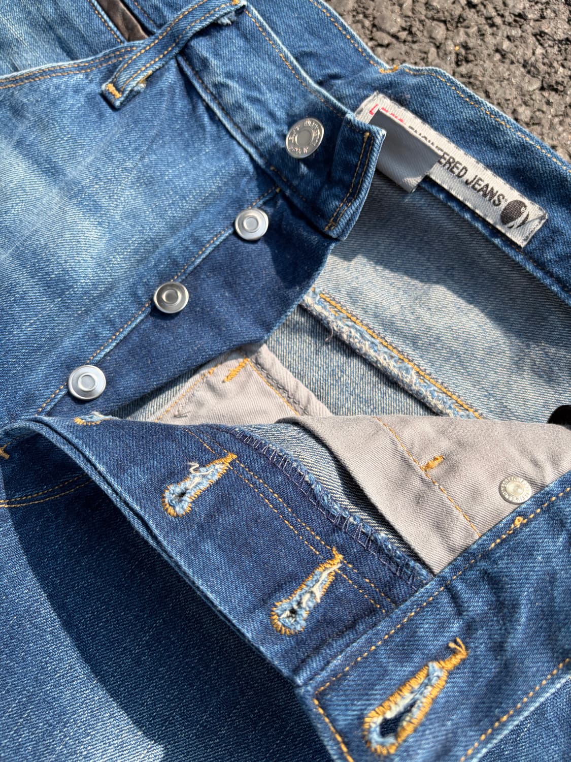 유럽판 리바이스 엔지니어드 진 레더 신치백 상품이미지5