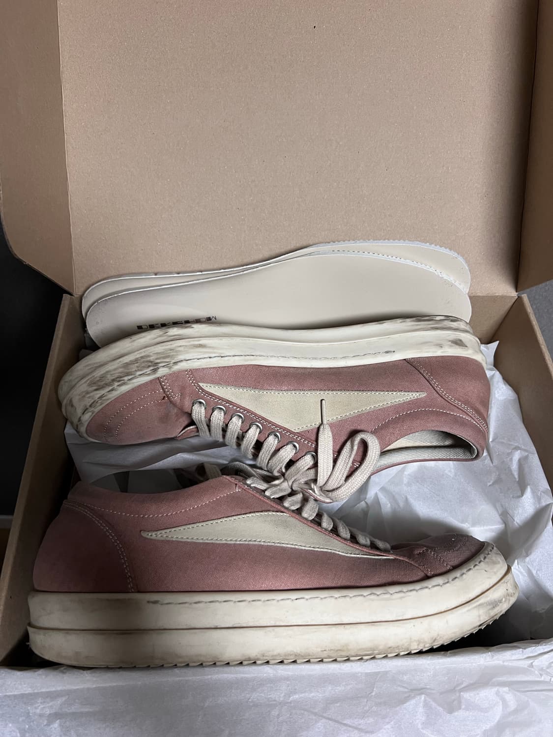 [43.5] 릭오웬스 다크쉐도우 핑크 반스 상품이미지8