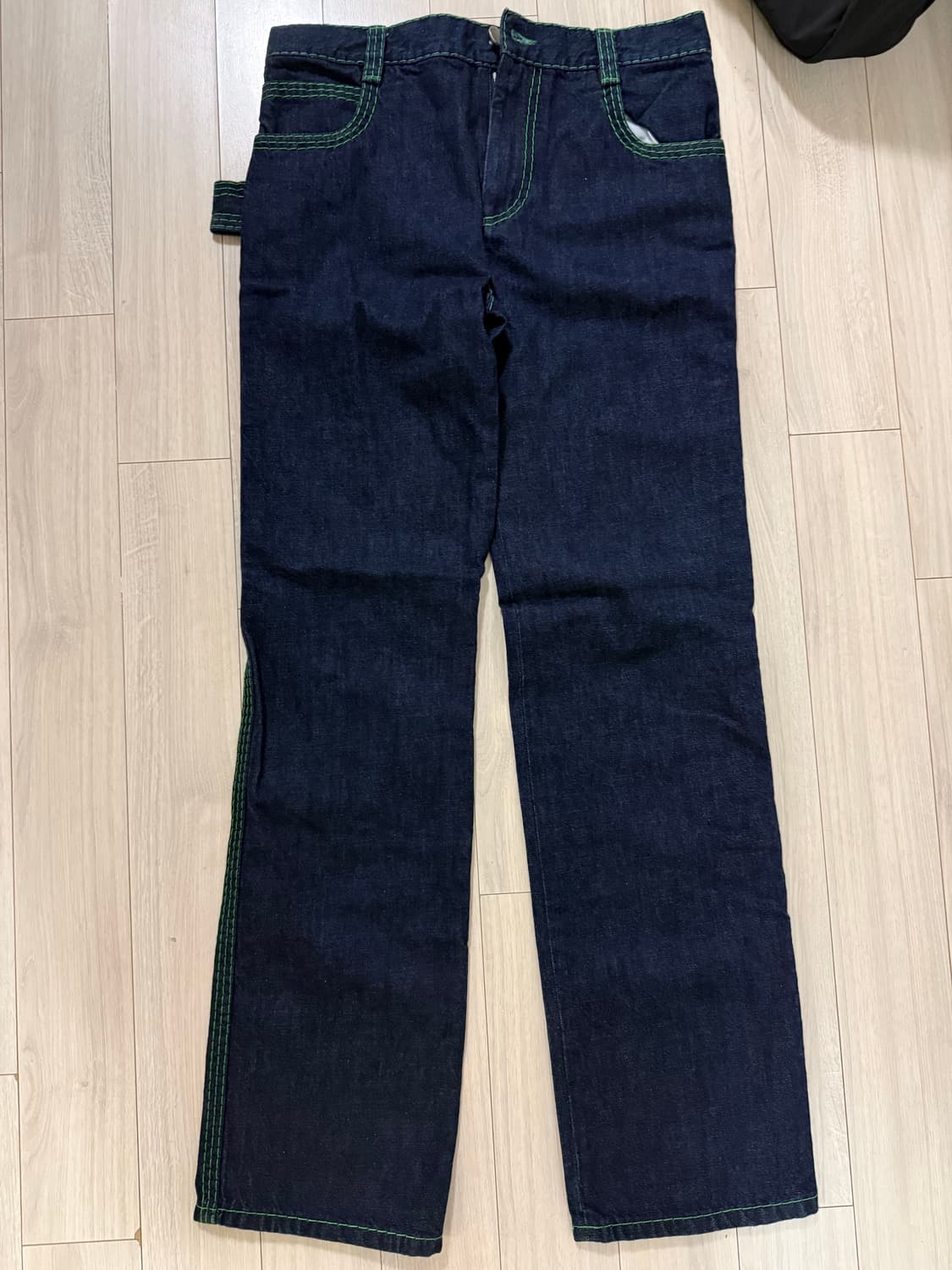 (46) 28~30 사이즈 보테가 베네타 그린 스티치 데님 상품이미지1