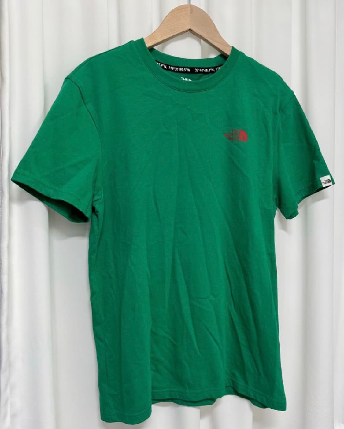 노스페이스 눕시 라운드 반팔티 그린 상품이미지3