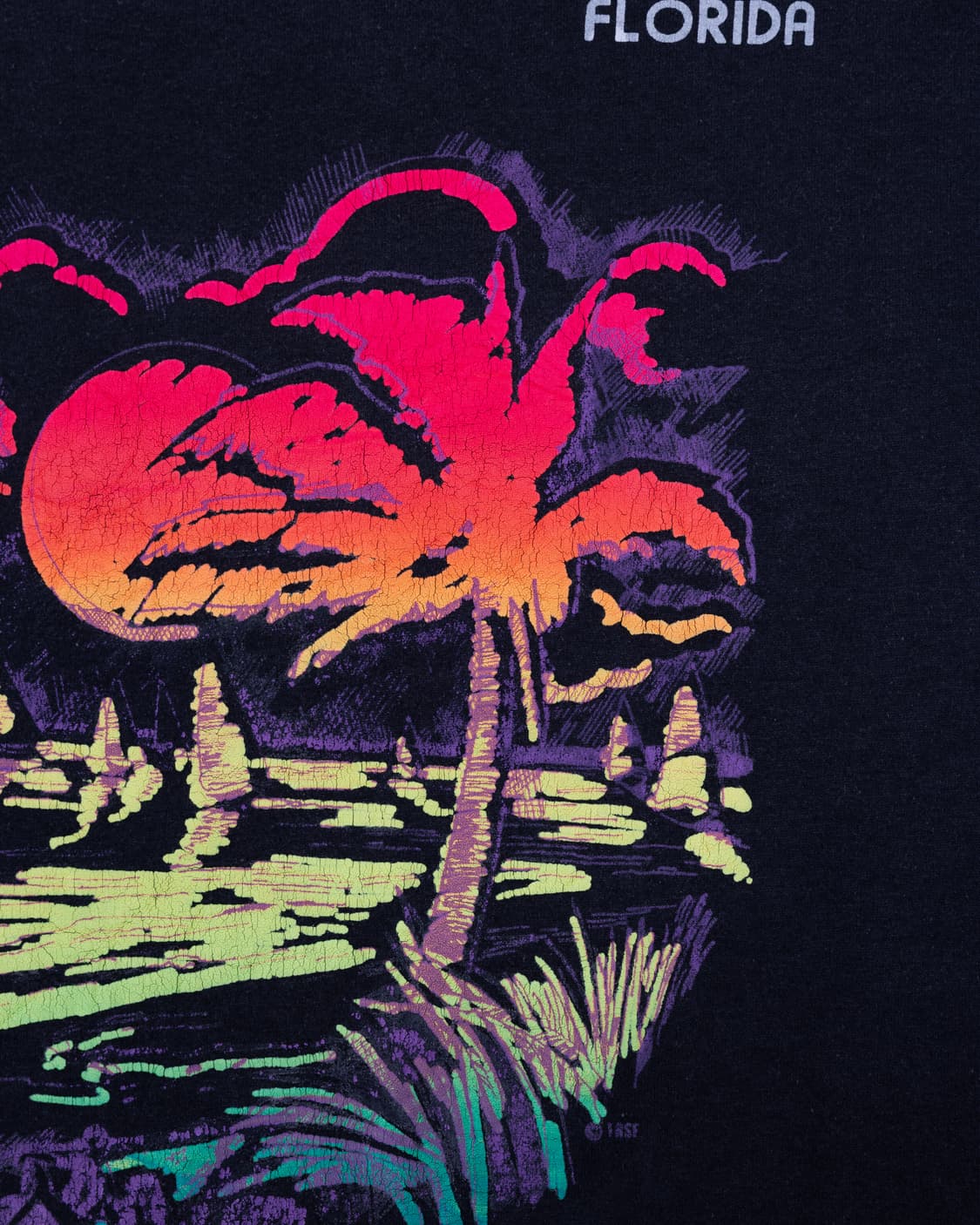 90s 플로리다 프린팅 T-Shirt 상품이미지4