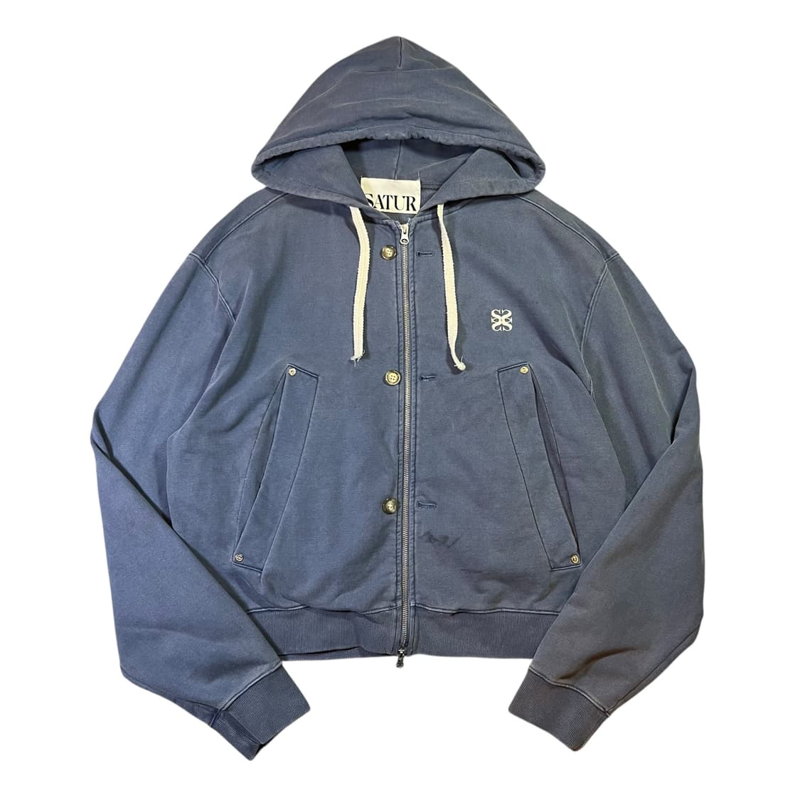 SATUR 새터 피그먼트 투웨이 집업 자켓 상품이미지2