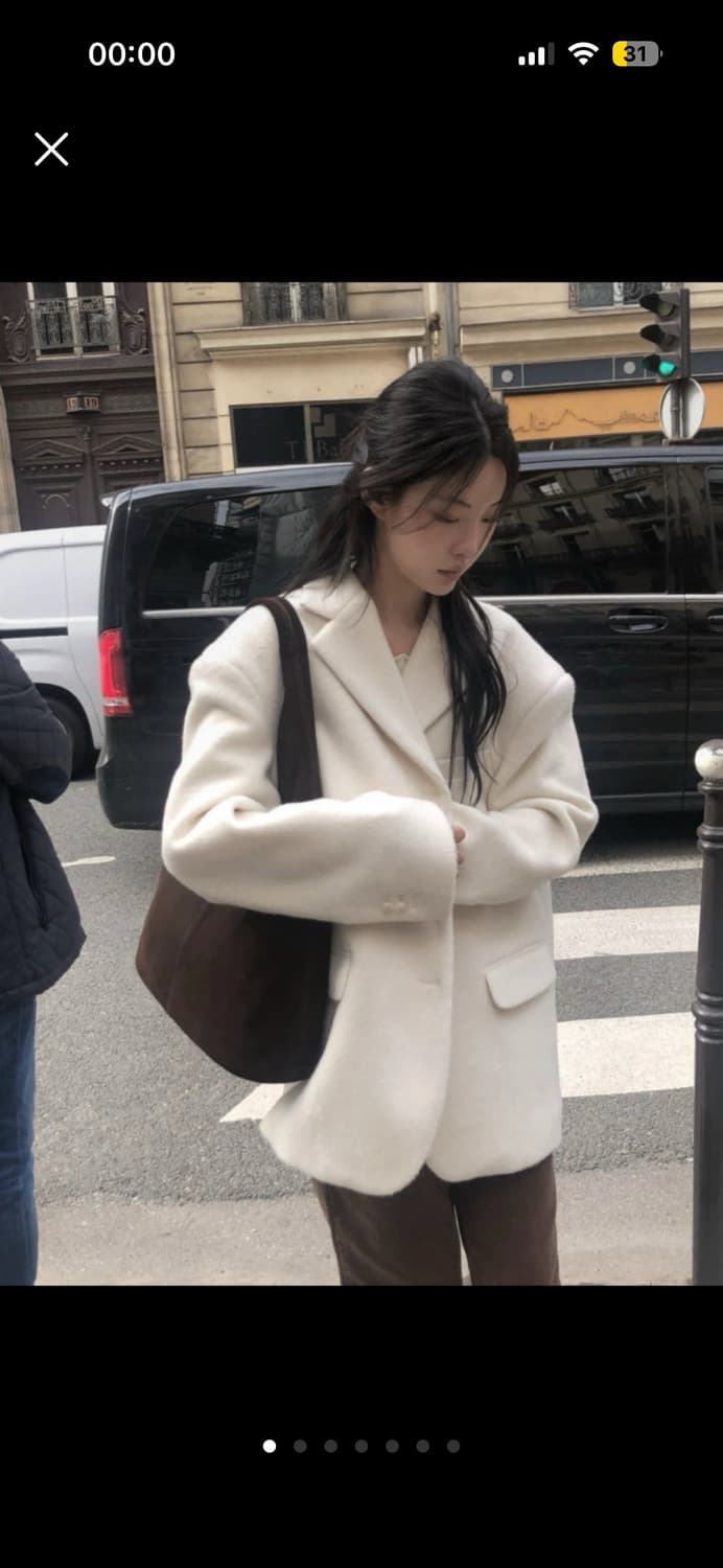 르버터 25fw 윈터 울 자켓 아이보리 상품이미지4