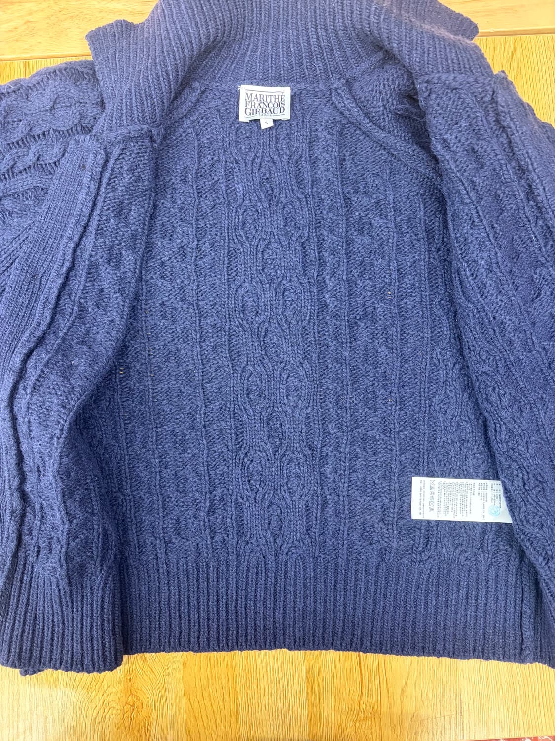 [S] 마리떼 프랑소와 저버 케이블니트가디건 상품이미지5