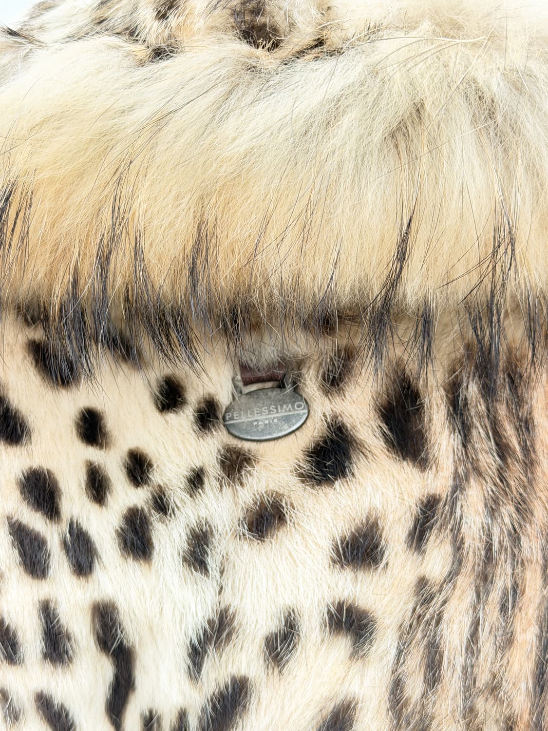 Pellessimo Paris 레오파드 래빗 & 폭스 퍼 리버시블 자켓 상품이미지9