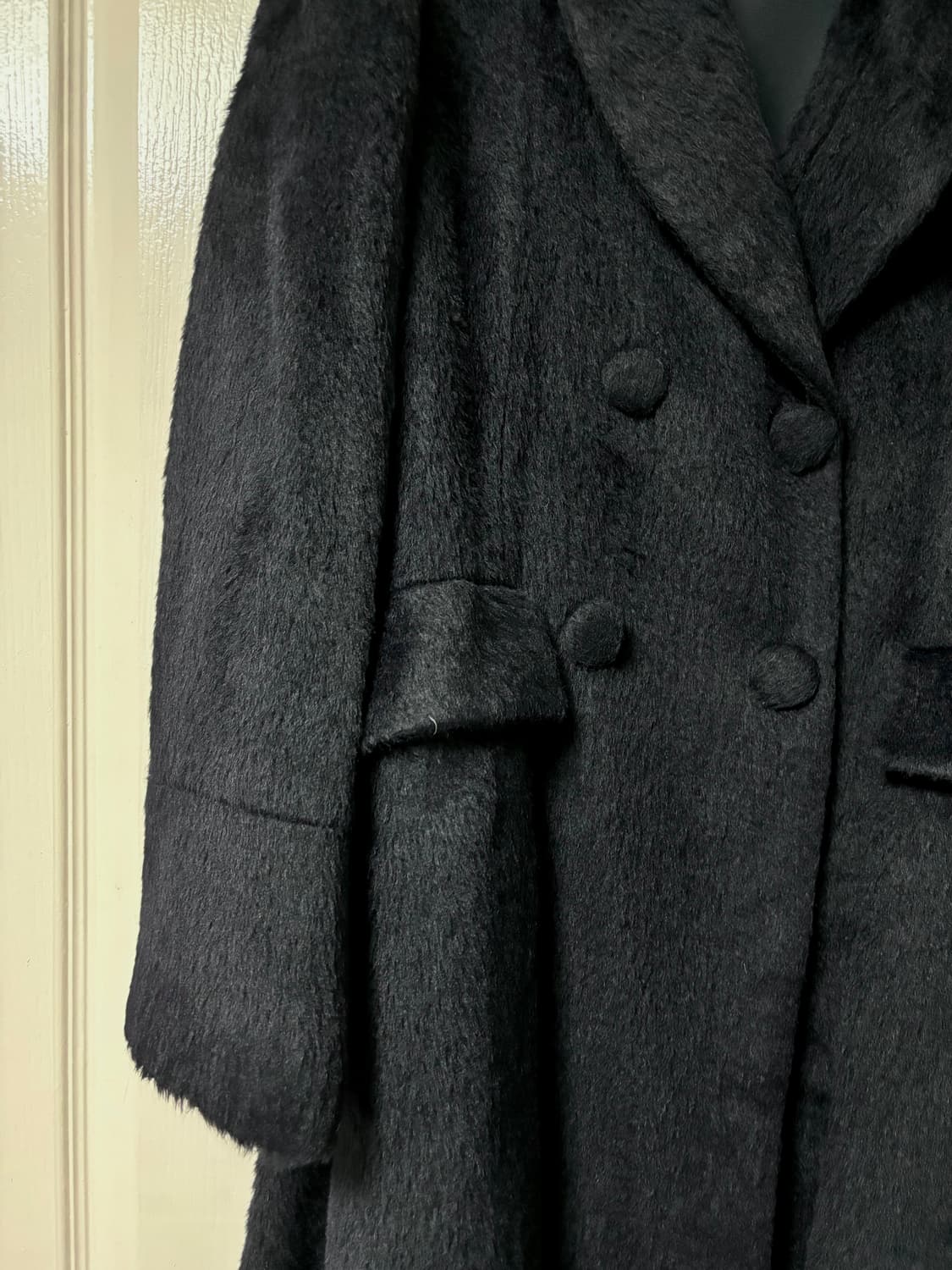 네이비 울 롱코트 상품이미지3