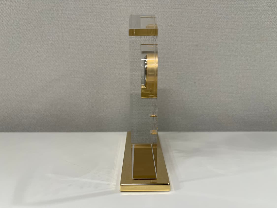 미키모토 펄 진주 플라워 쿼츠 탁상시계 F MIKIMOTO 상품이미지5