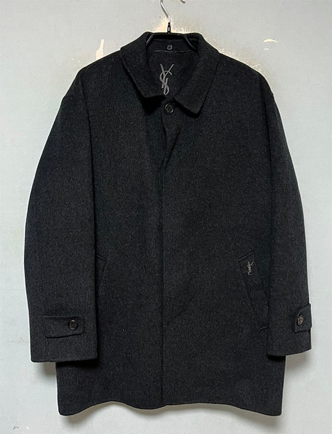 입생로랑 모직 하프자켓 캐시미어 남자 95-100 상품이미지1