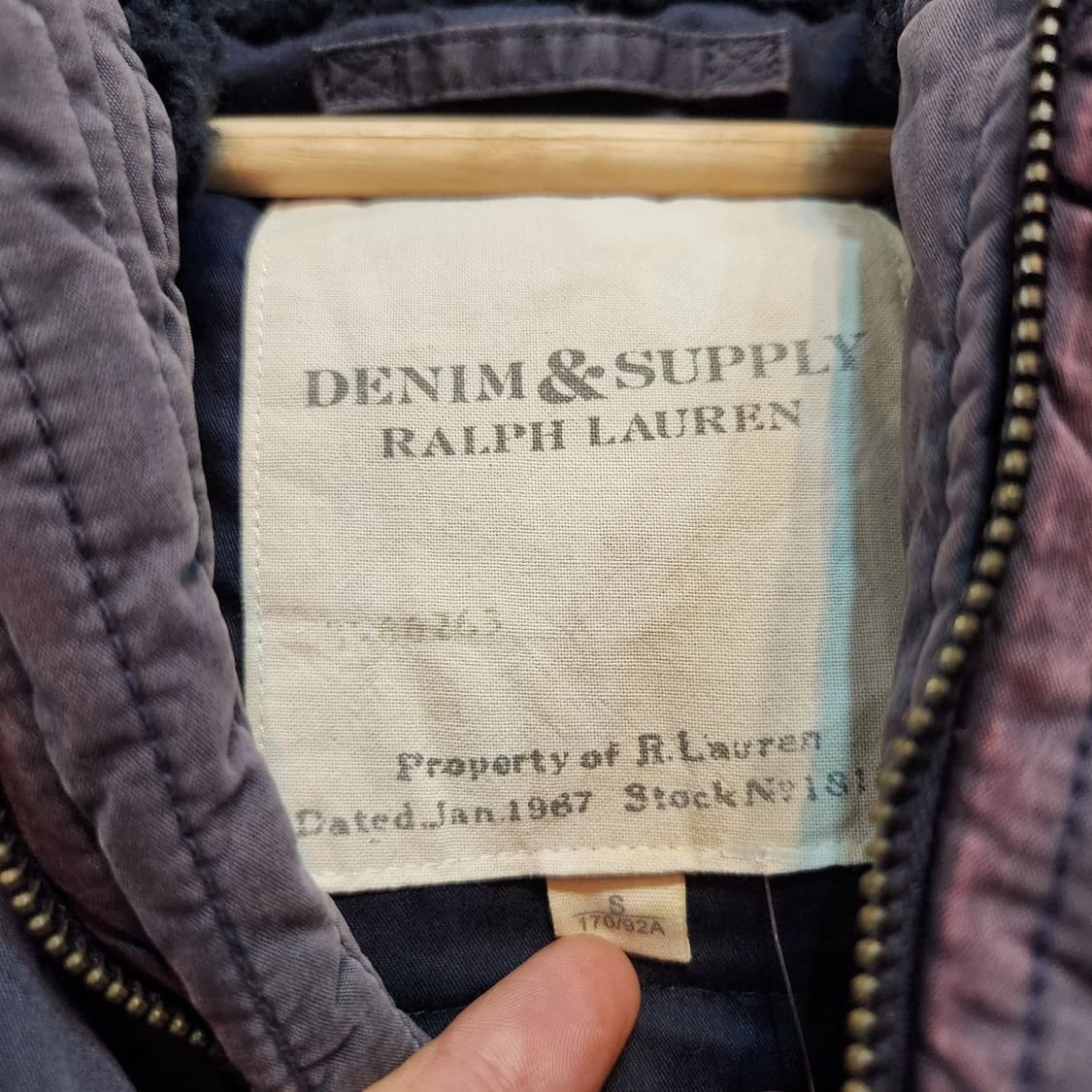 폴로 데님앤서플라이 덕다운 N-3B 파카 패딩 S 95 상품이미지4