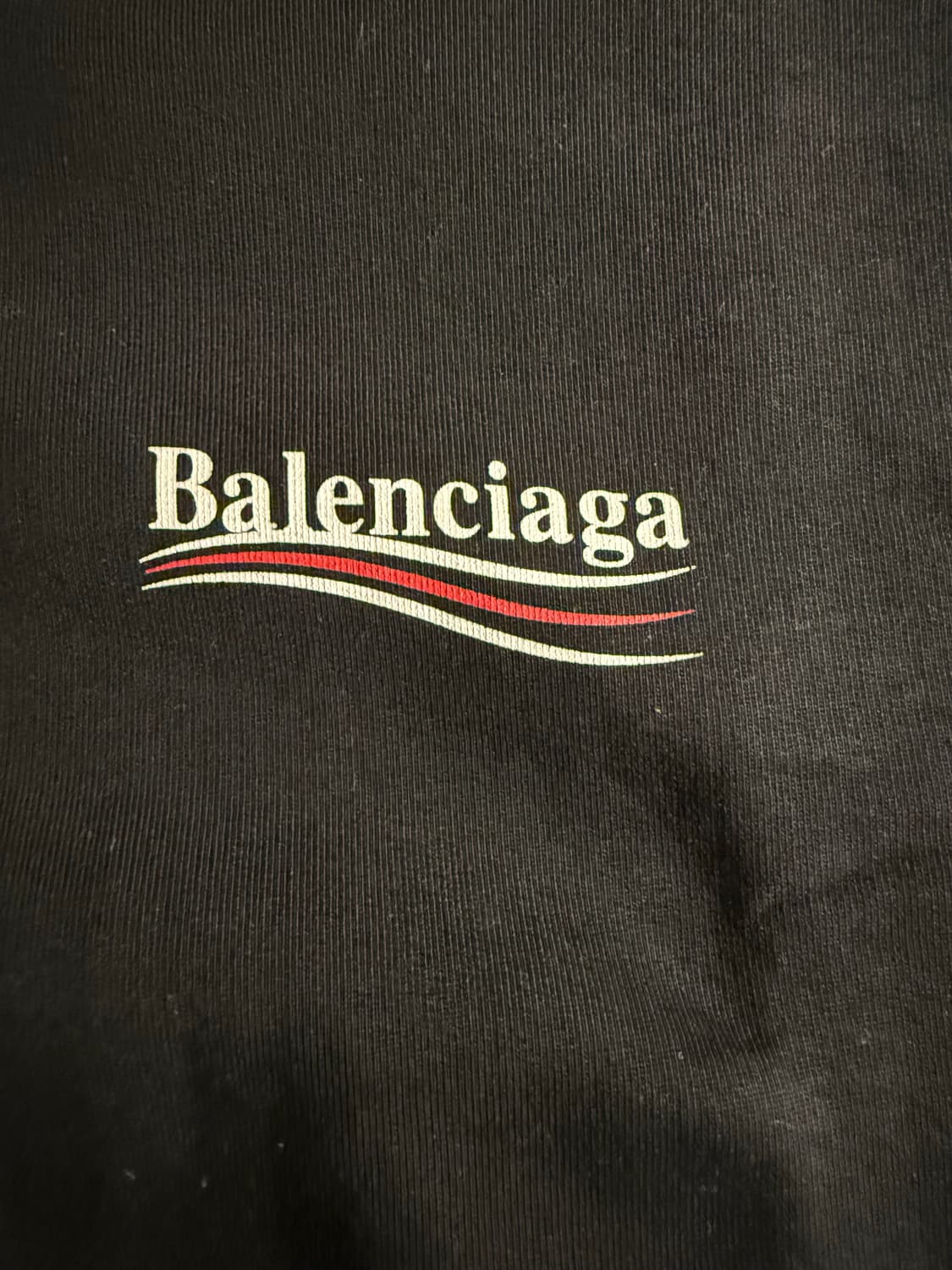 발렌시아가 웨이브로고 후드티 상품이미지4