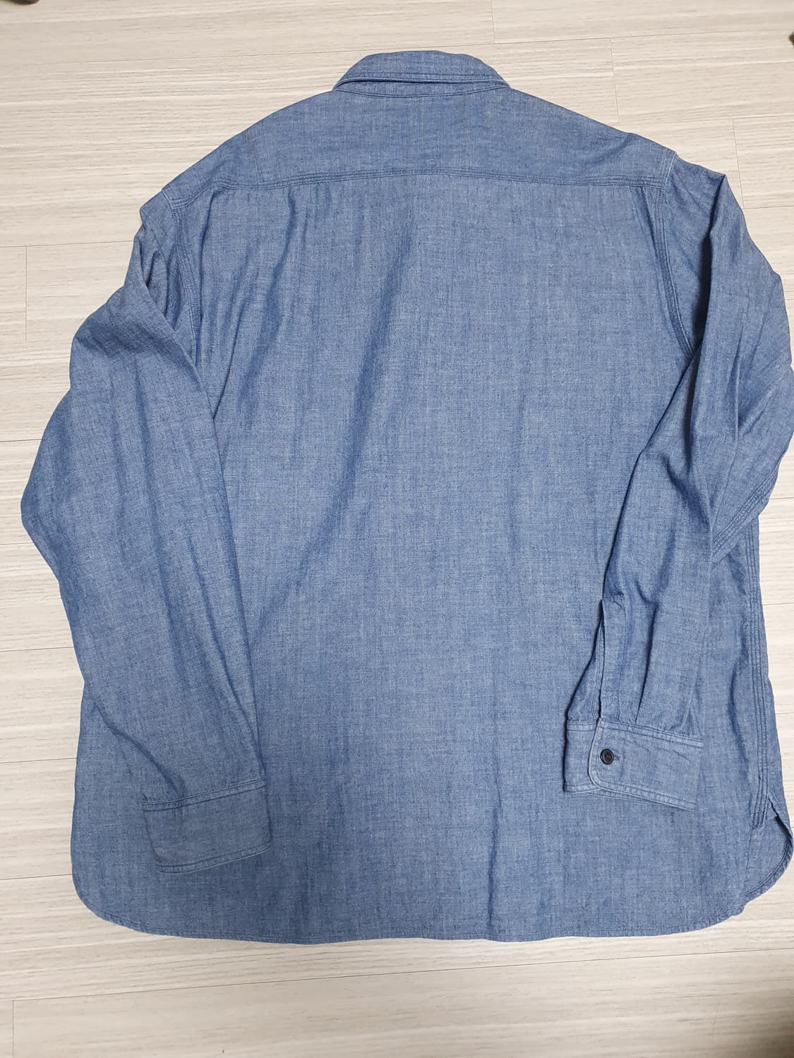 [XL] RRL 인디고 샴브레이 워크셔츠 더블알엘 상품이미지2