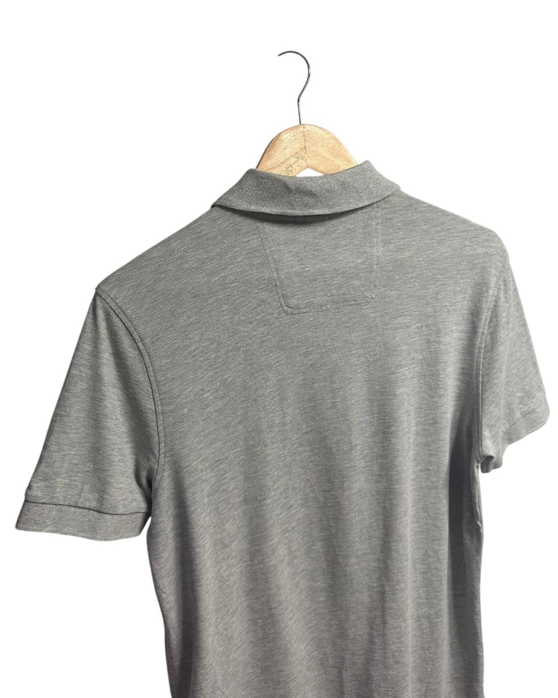 휴고보스(HUGO BOSS) 모던핏 코튼 반팔 카라티 멜란지그레이 M 상품이미지8