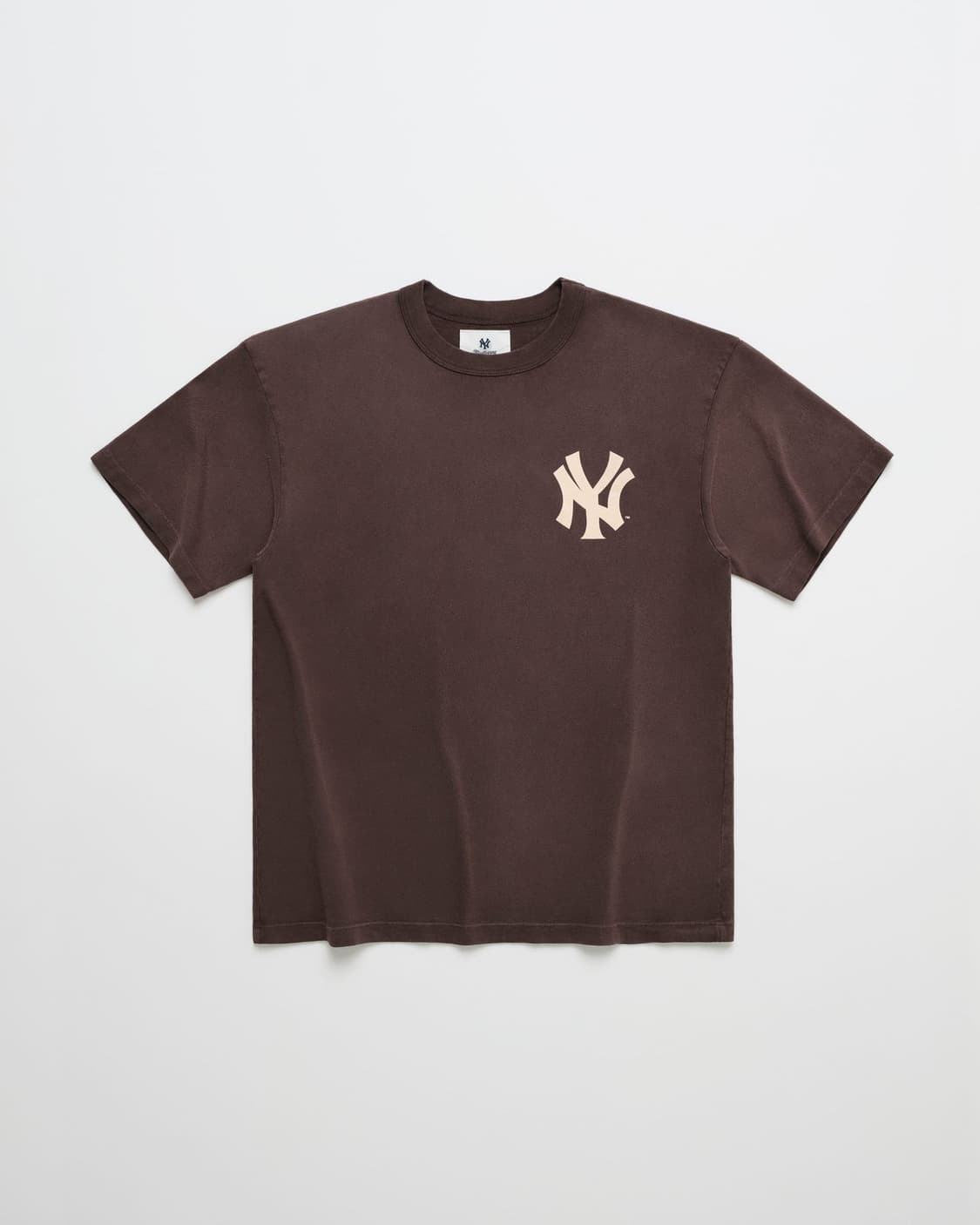 [할인×]Madhappy 매드해피 뉴욕 양키즈 반팔 티셔츠 브라운 상품이미지2
