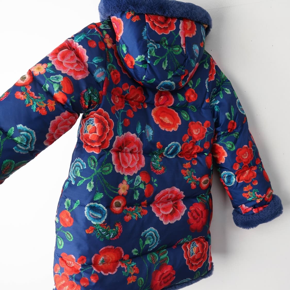 140/키즈 오일릴리 양면 다운 에코퍼 점퍼 상품이미지2