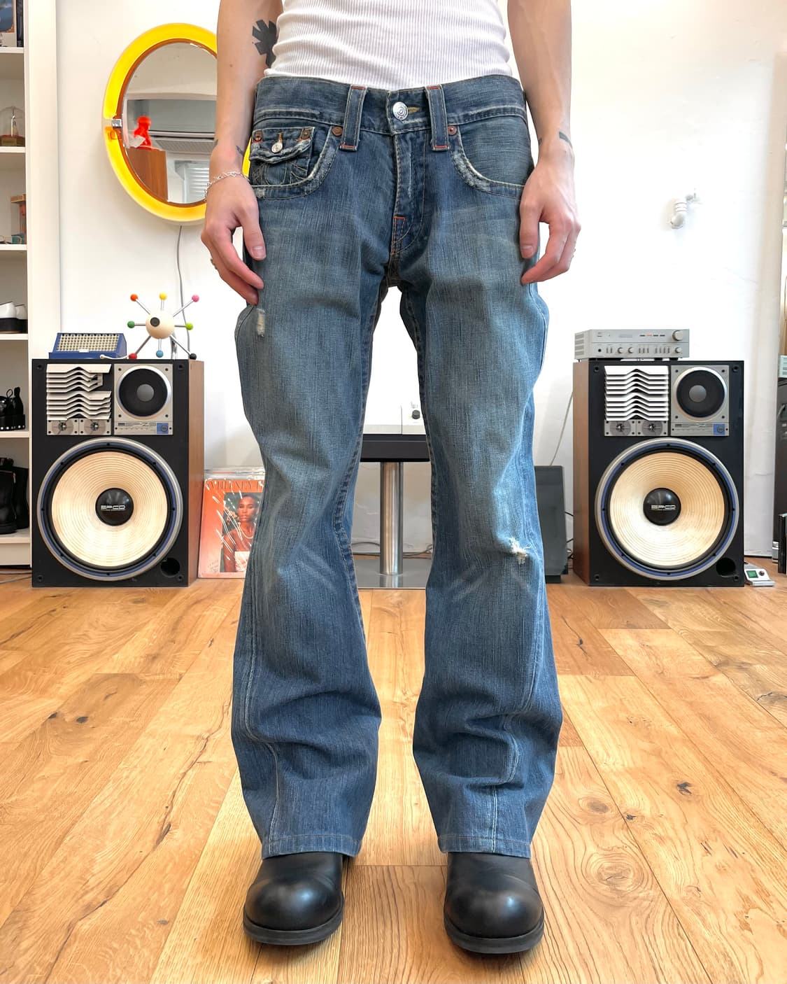 [30] 트루릴리전 부츠컷 데님 팬츠 상품이미지2