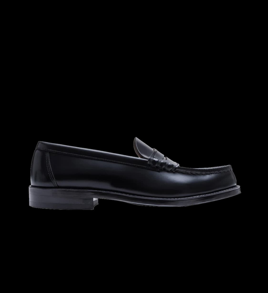 하루타 / 와이드 페니 로퍼 / 블랙 상품이미지1