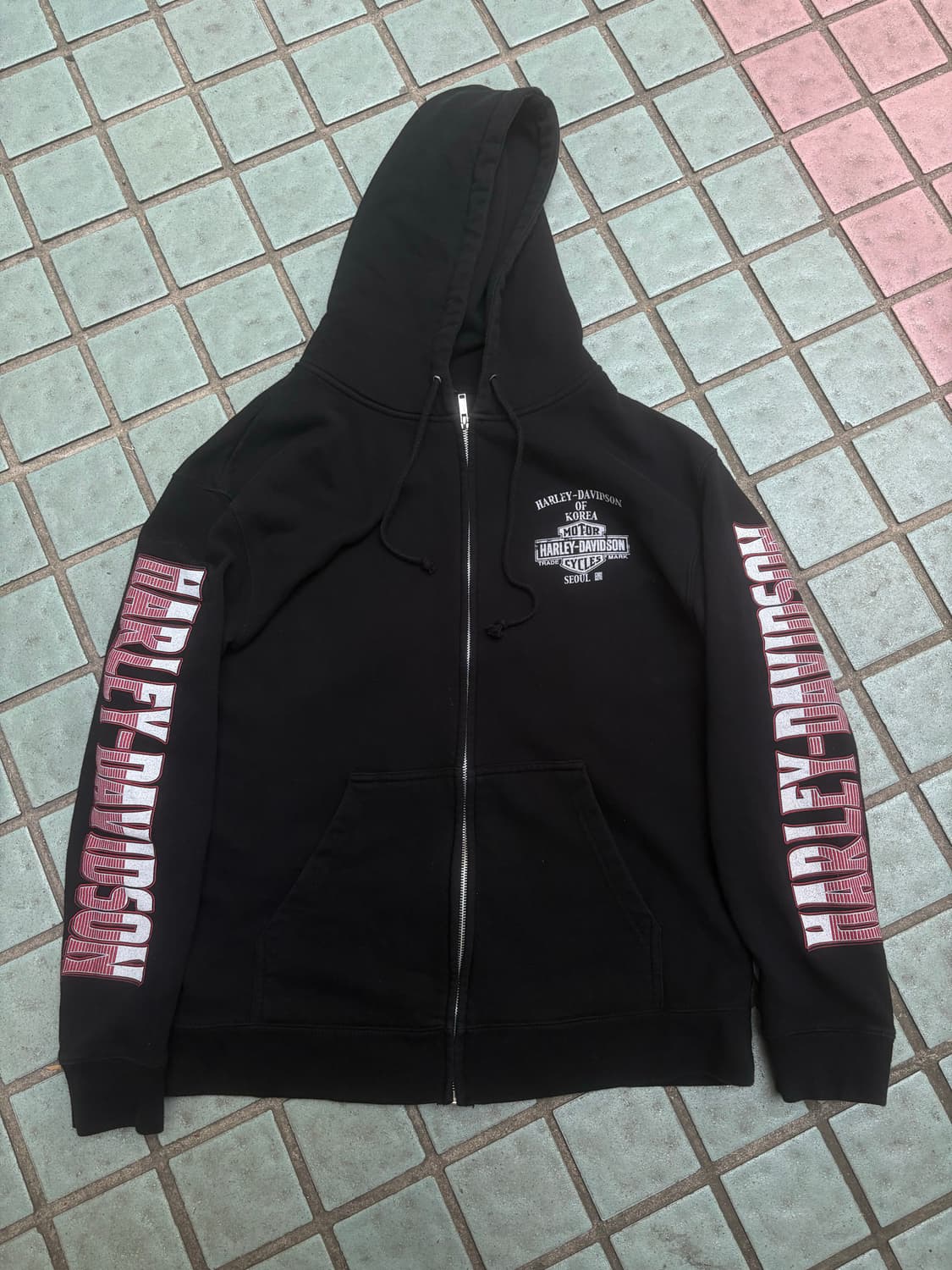 할리데이비슨 서울 후드집업 L 상품이미지1
