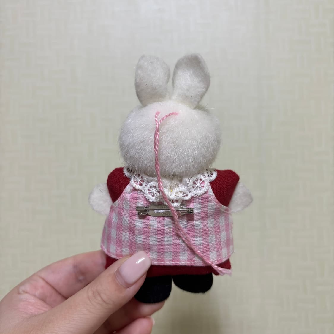 고전 빈티지 쇼와레트로 토끼 뱃지 인형 상품이미지2