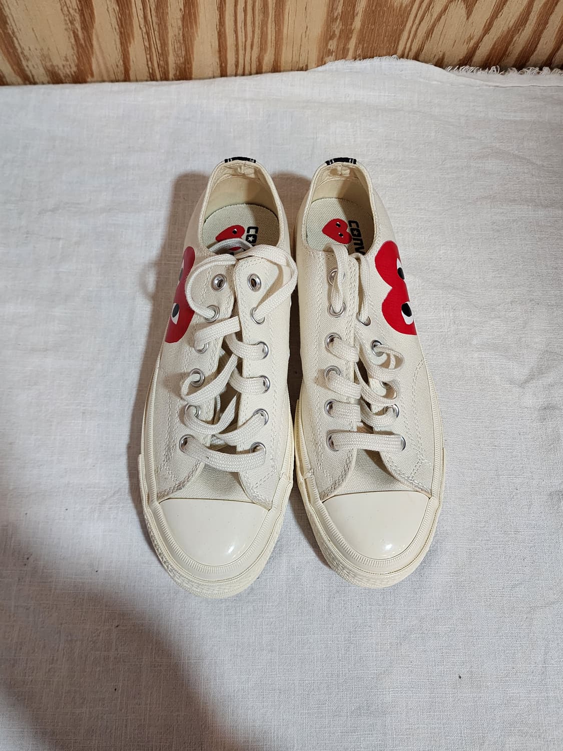 꼼데가르송 컨버스 척테일러 70 로우 아이보리
새상품 255 상품이미지3