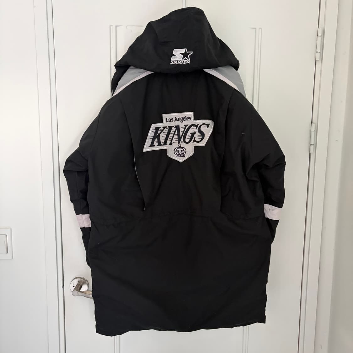 00s 스타터 NHL 로스앤젤레스 킹스 롱 파카 XL 상품이미지1